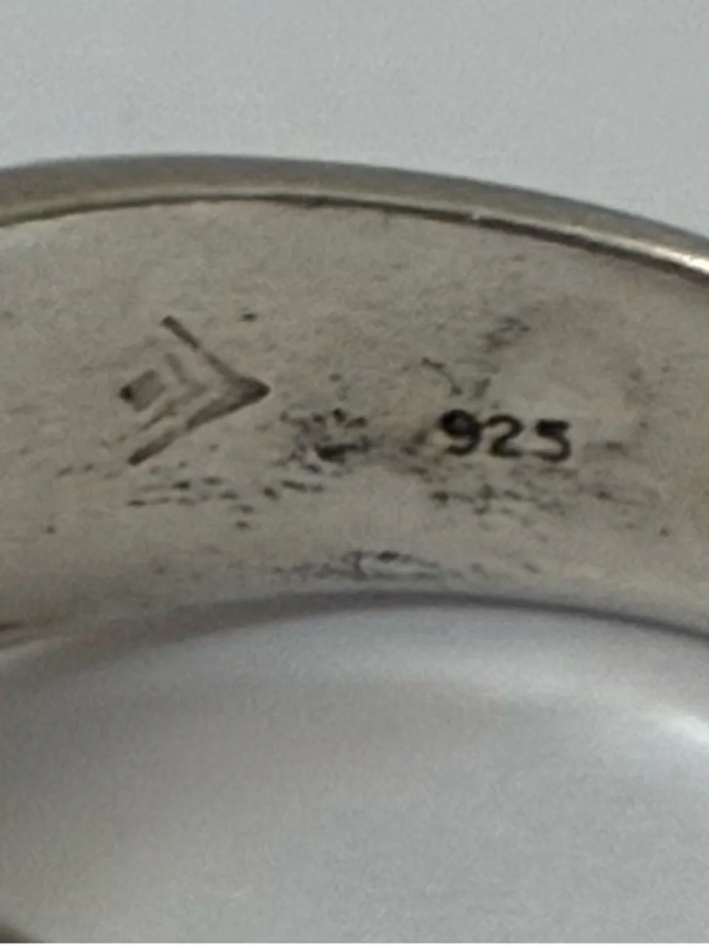 Silpada Champagne CZ and Sterling Ring